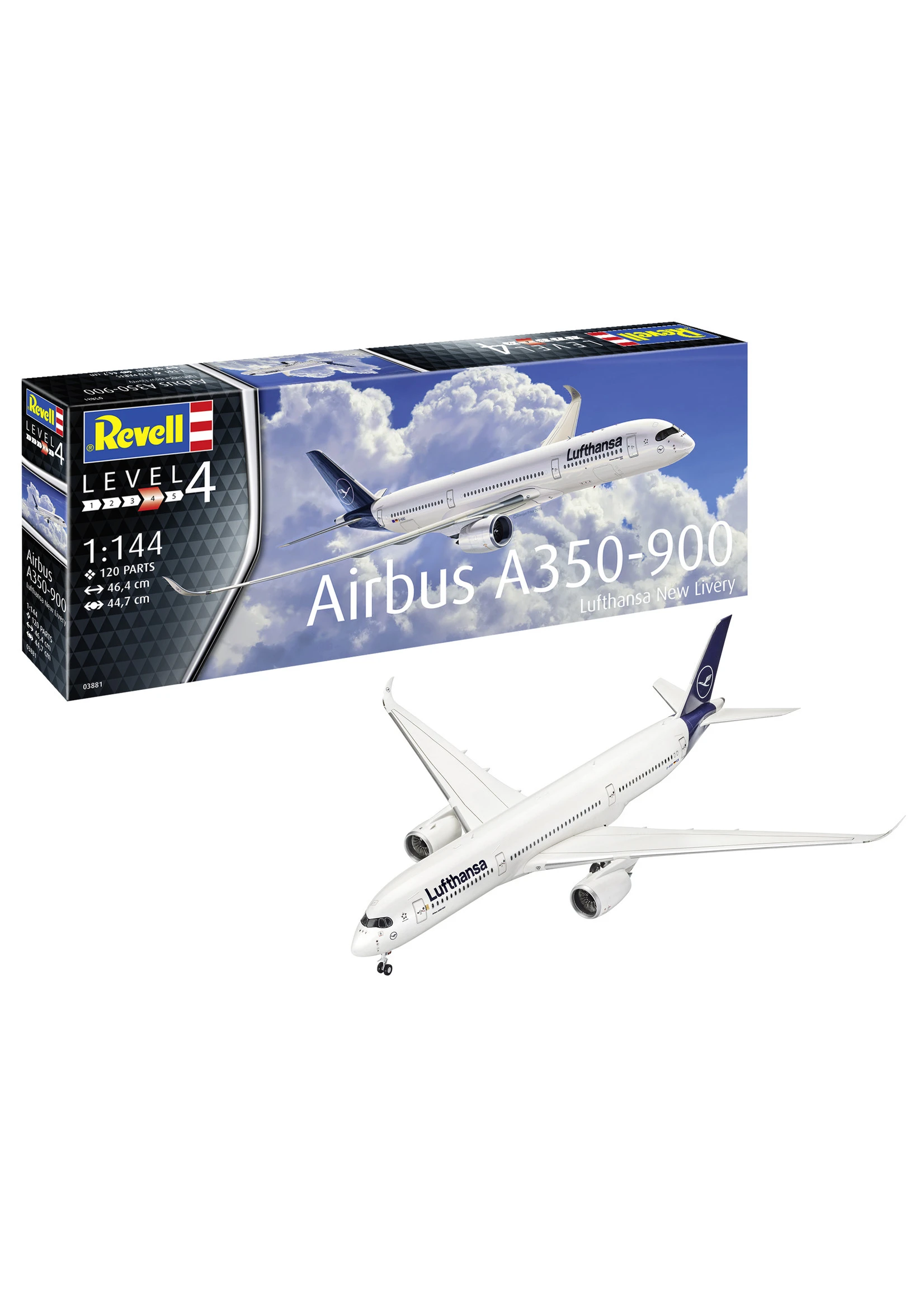 Revell Of Germany 03881 - 1/144 Airbus A350-900 Lufthansa New Livery 5 Revell Of Germany 03881 - 1/144 Airbus A350-900 Lufthansa New Livery - Image 3