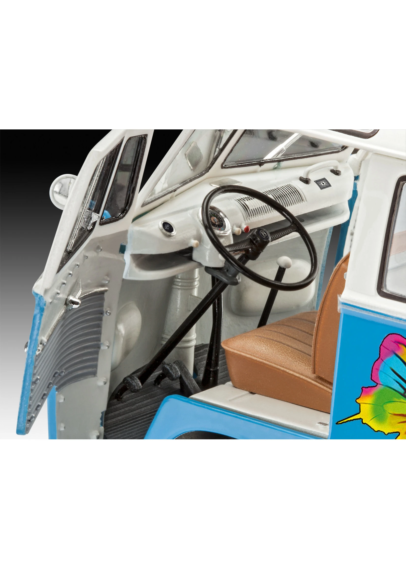 Revell Of Germany 07050 - 1/24 VW T1 Samba Bus Flower Power - Image 4