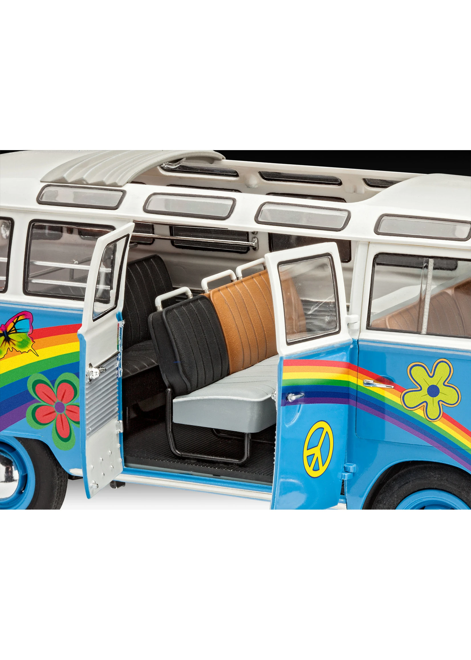 Revell Of Germany 07050 - 1/24 VW T1 Samba Bus Flower Power - Image 5