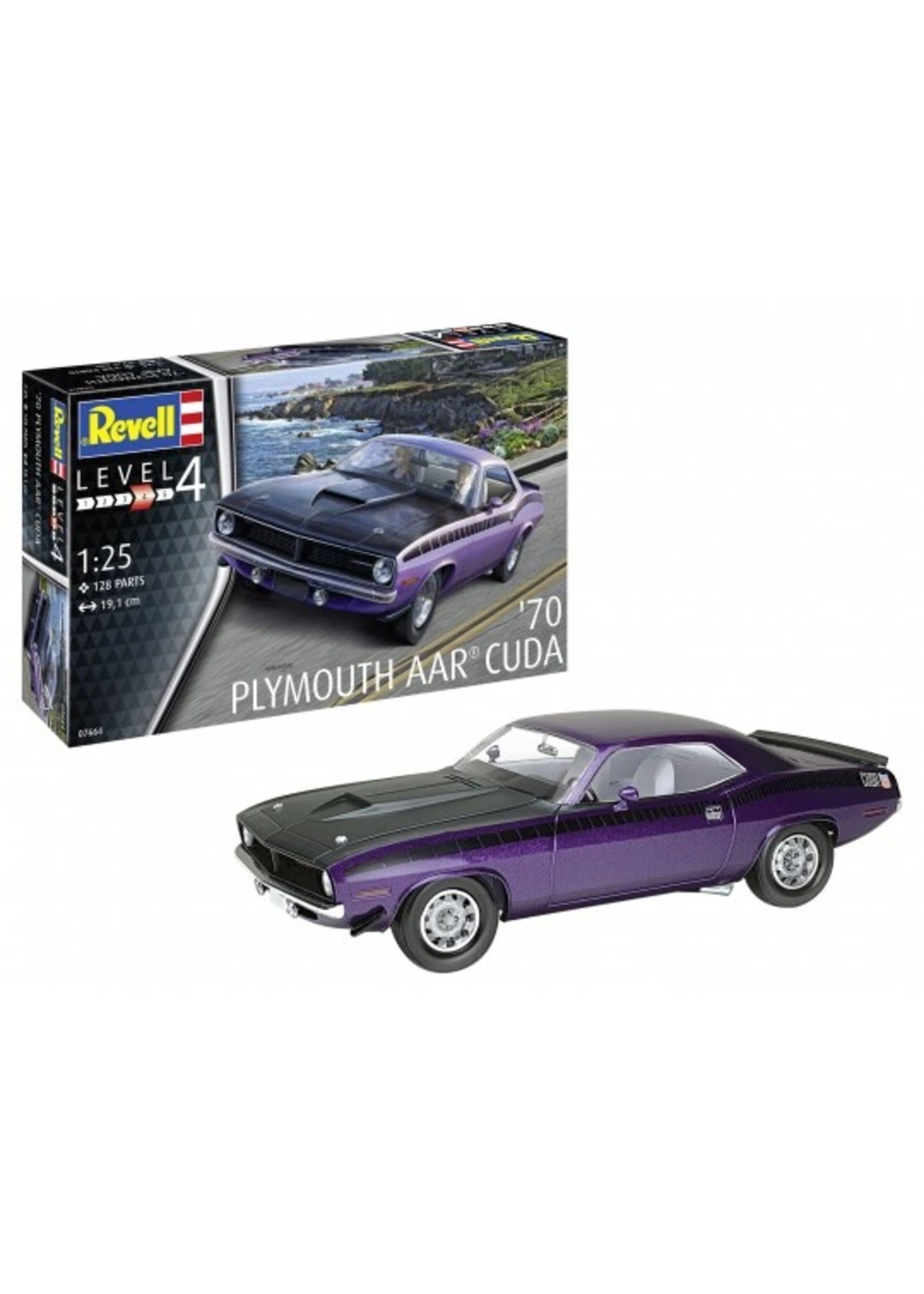Revell Of Germany 07664 - 1/25 1970 Plymouth AAR Cuda