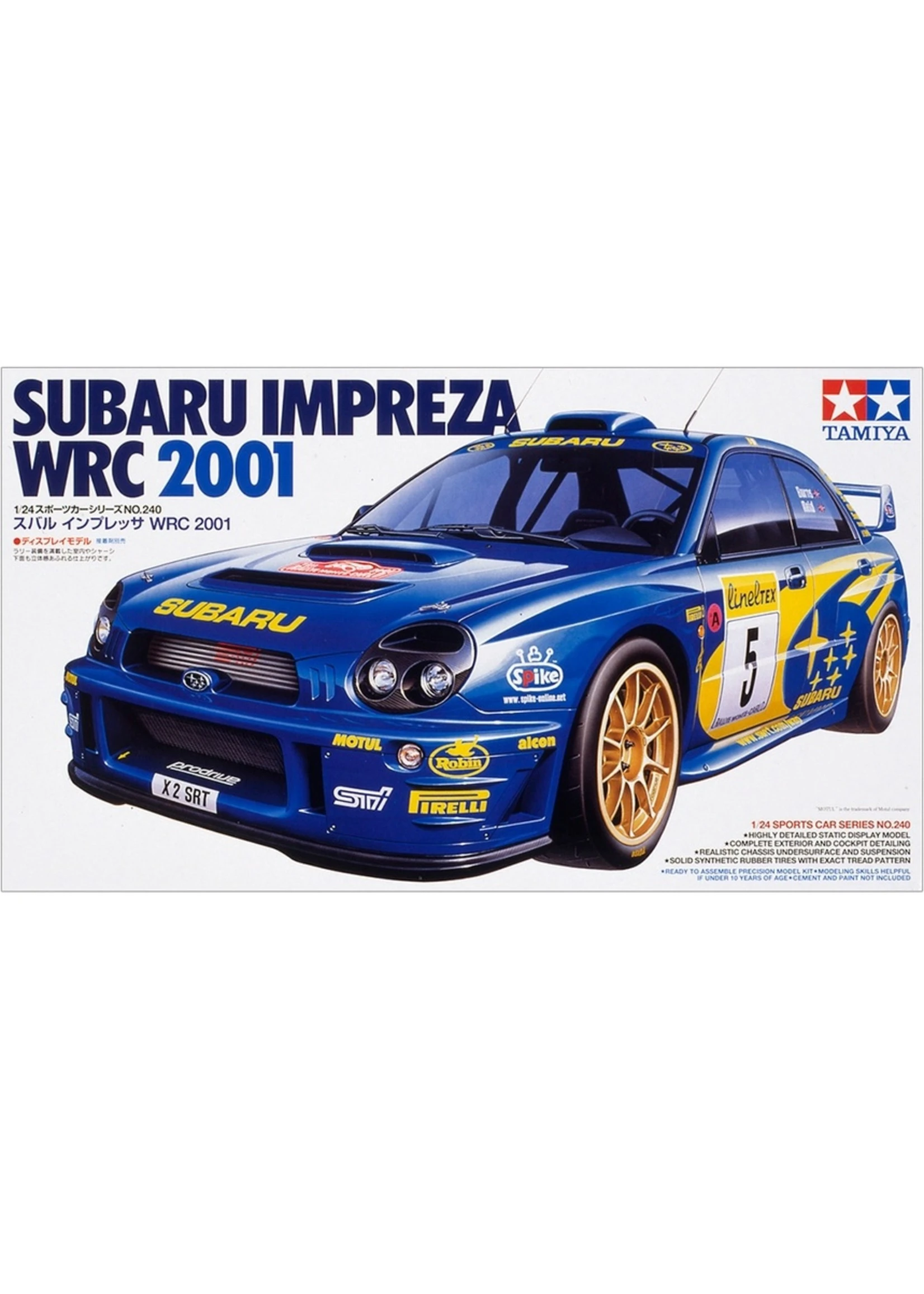 Tamiya 24240 - 1/24 Subaru Impreza WRC 3 Tamiya 24240 - 1/24 Subaru Impreza WRC