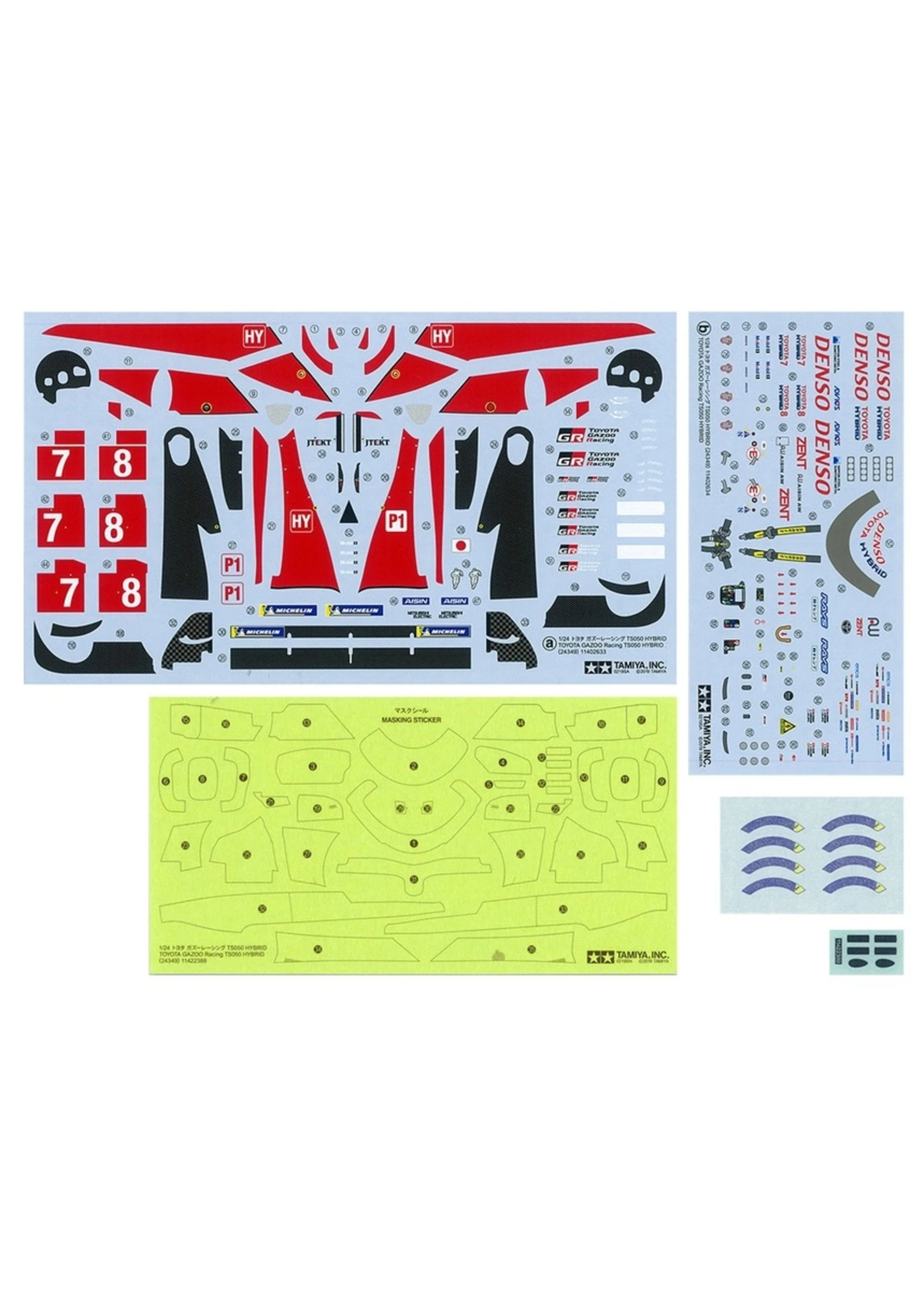 Tamiya 24349 - 1/24 Toyota Gazoo Racing TS050 Hybrid - Image 10