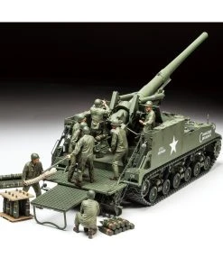 Alternative view of Tamiya 35351 - 1/35 US Self-Propelled 155mm Gun M40