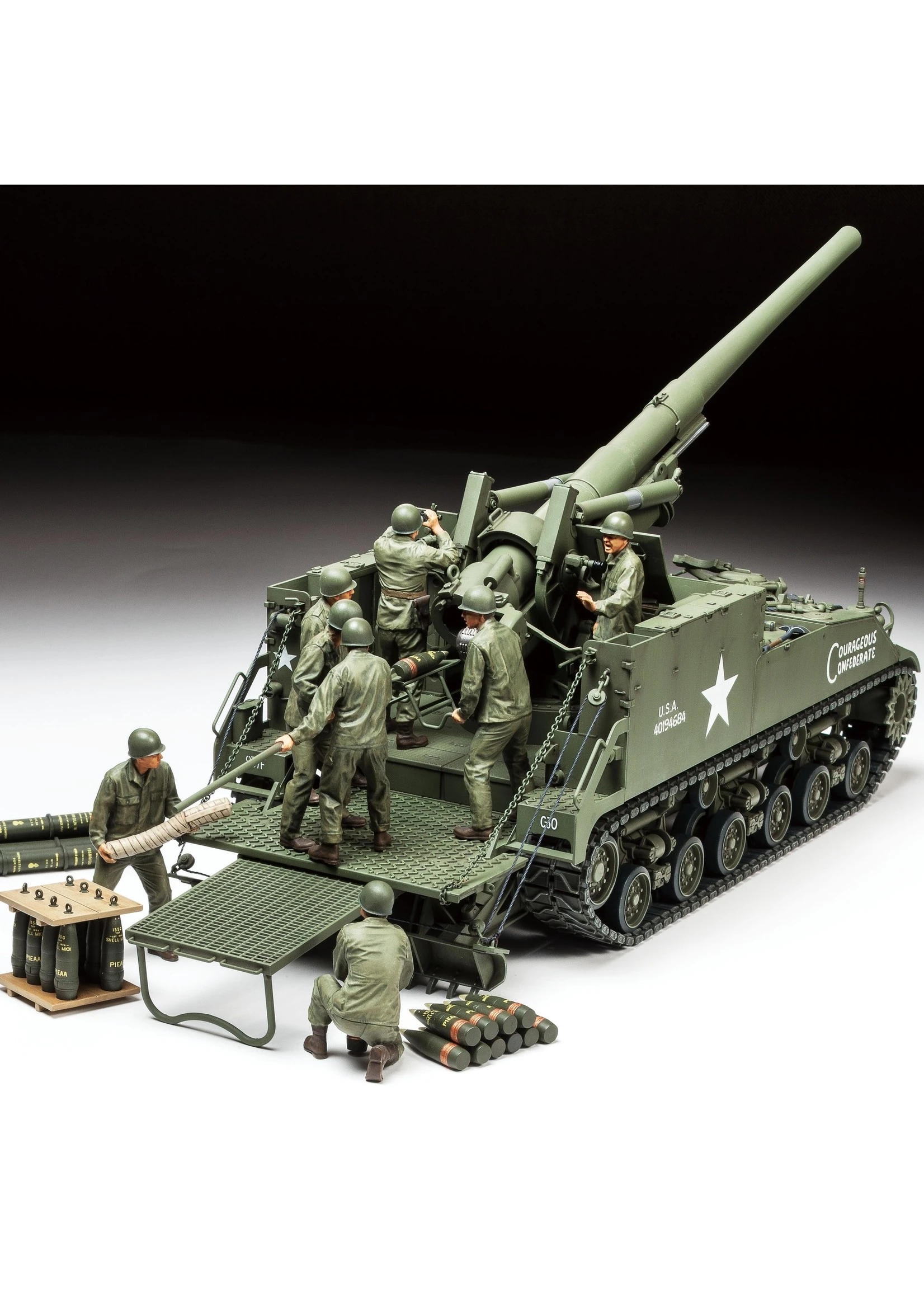 Tamiya 35351 - 1/35 US Self-Propelled 155mm Gun M40 4 Tamiya 35351 - 1/35 US Self-Propelled 155mm Gun M40 - Image 2