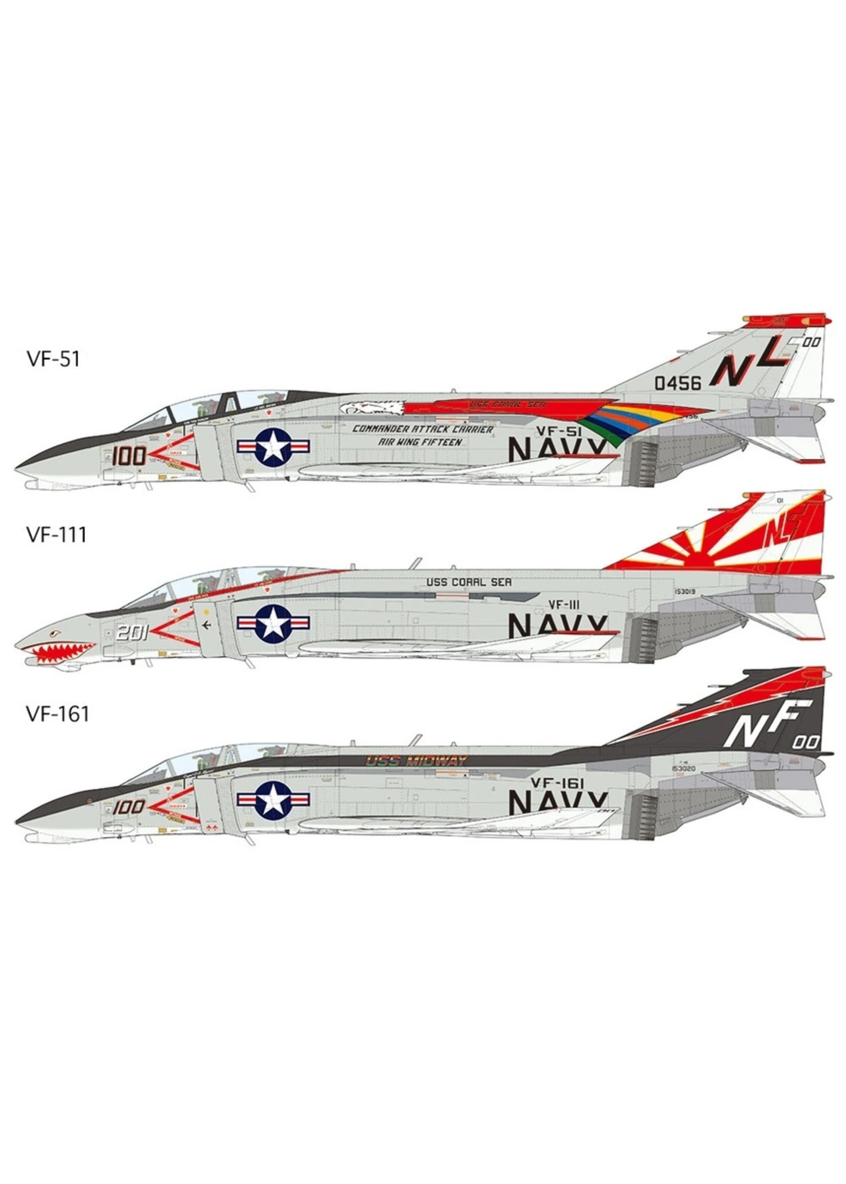 Tamiya 61121 - 1/48 McDonnell Douglas F-4B Phantom II 11 Tamiya 61121 - 1/48 McDonnell Douglas F-4B Phantom II - Image 9