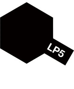 Tamiya 82105 - LP-5 Semi Gloss Black Lacquer Paint 10ml