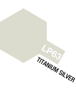 Tamiya 82163 - LP-63 Titanium Silver Lacquer Paint 10ml
