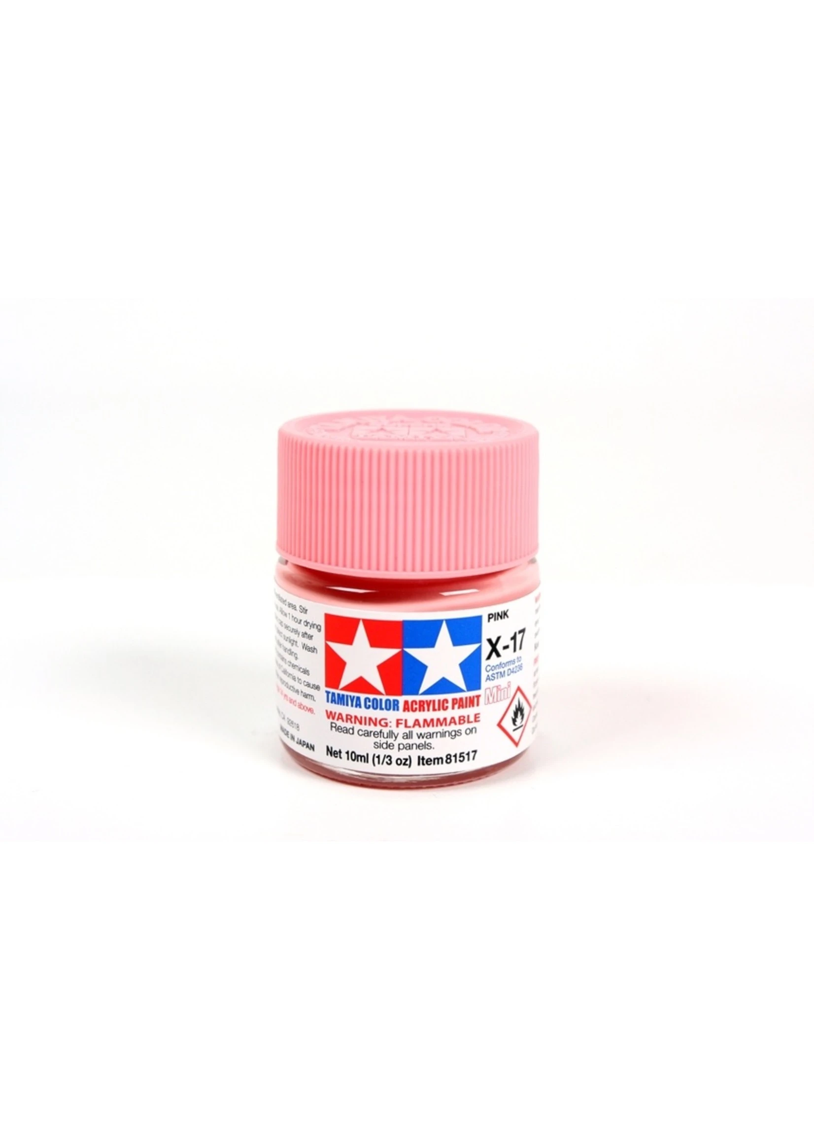 Tamiya X-17 - Pink - 10ml Acrylic 3 Tamiya X-17 - Pink - 10ml Acrylic