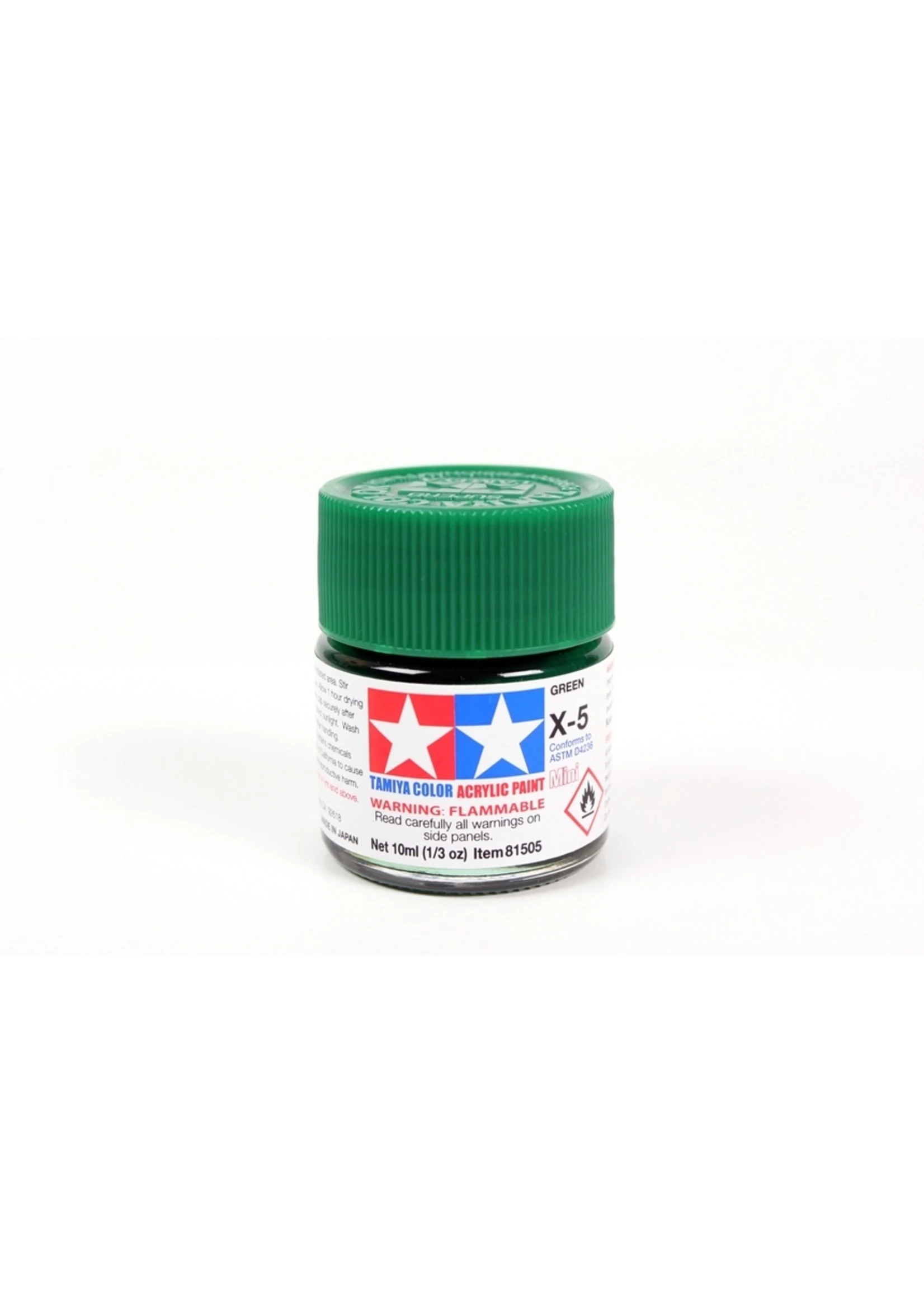Tamiya X-5 - Green - 10ml Acrylic 3 Tamiya X-5 - Green - 10ml Acrylic