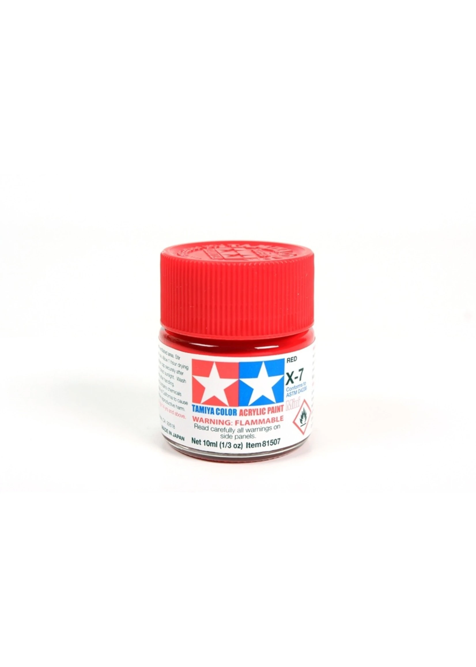 Tamiya X-7 - Red - 10ml Acrylic 3 Tamiya X-7 - Red - 10ml Acrylic