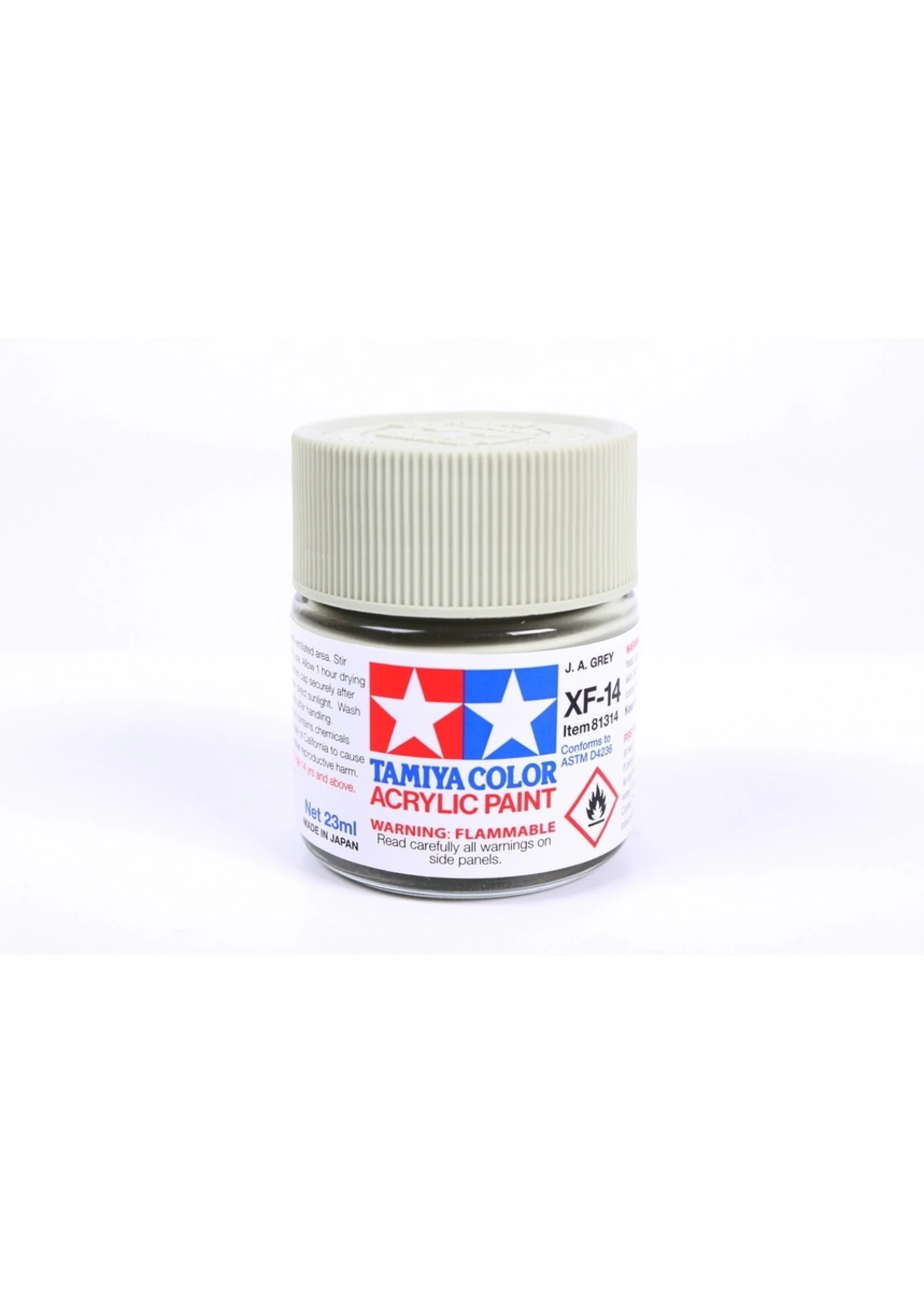 Tamiya XF-14 - J.A. Grey - 23ml Acrylic 3 Tamiya XF-14 - J.A. Grey - 23ml Acrylic