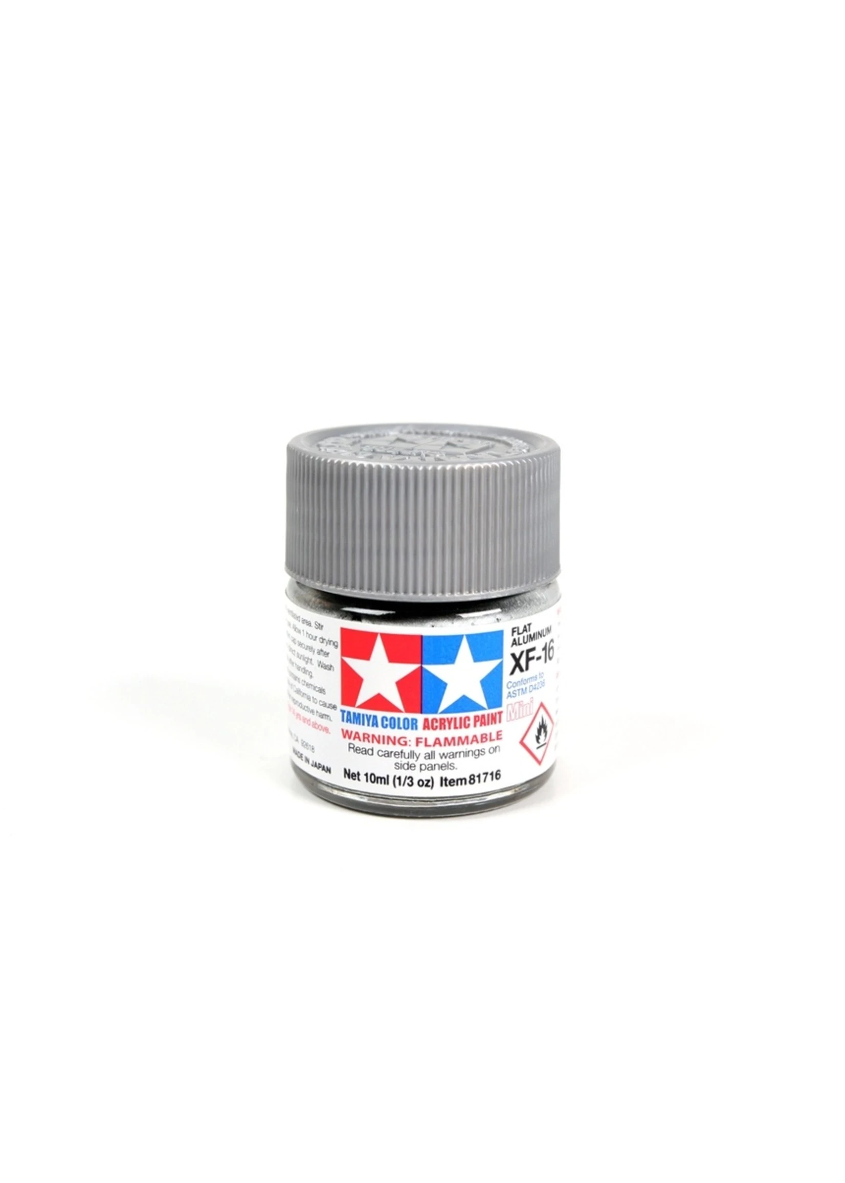 Tamiya XF-16 - Flat Aluminum - 10ml Acrylic 3 Tamiya XF-16 - Flat Aluminum - 10ml Acrylic