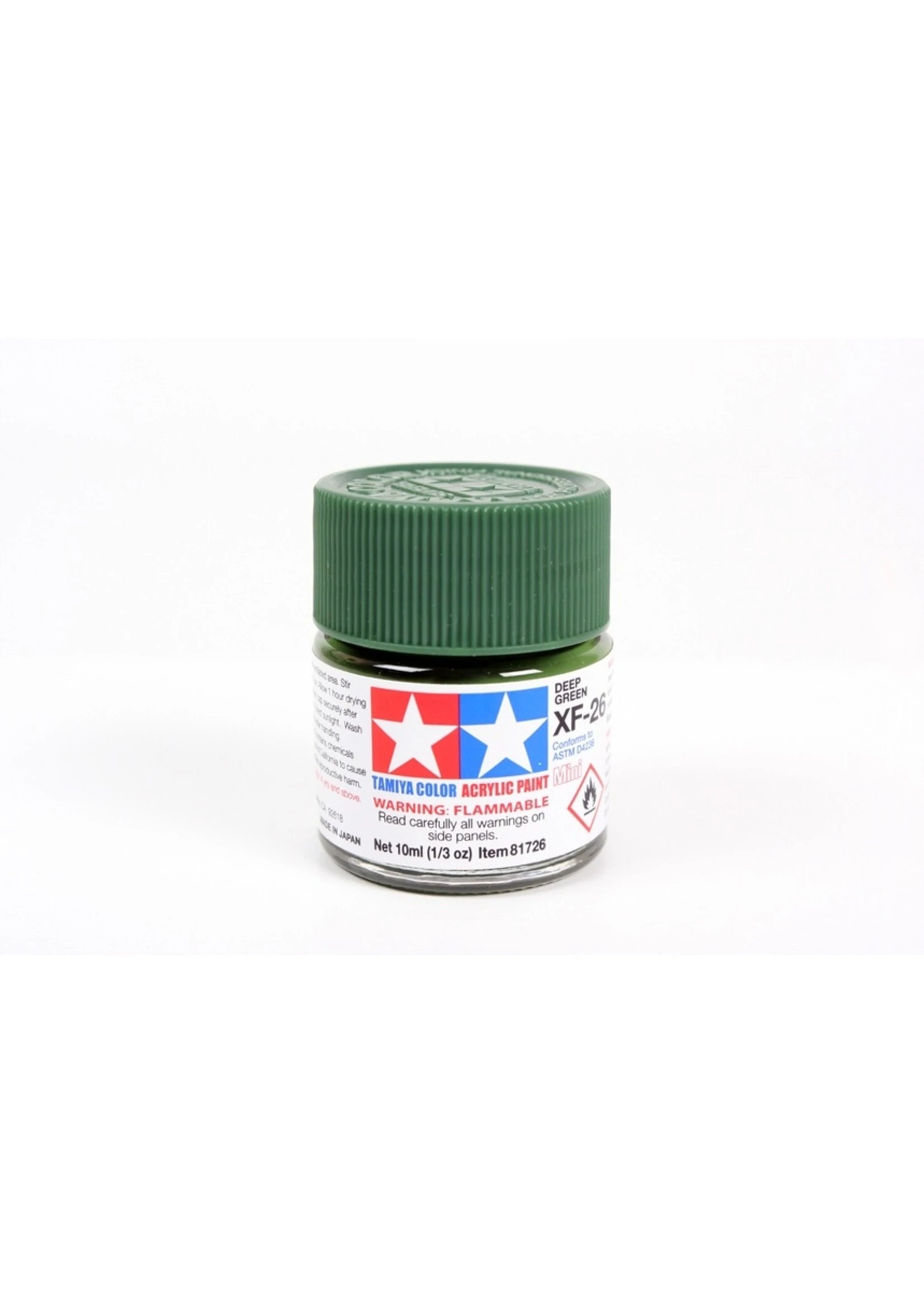 Tamiya XF-26 - Deep Green - 10ml Acrylic 3 Tamiya XF-26 - Deep Green - 10ml Acrylic