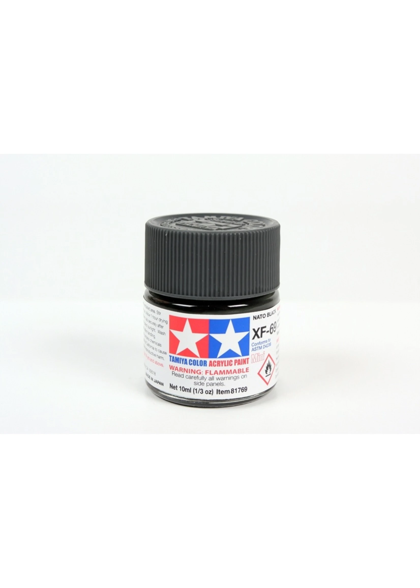 Tamiya XF-69 - NATO Black - 10ml Acrylic 3 Tamiya XF-69 - NATO Black - 10ml Acrylic