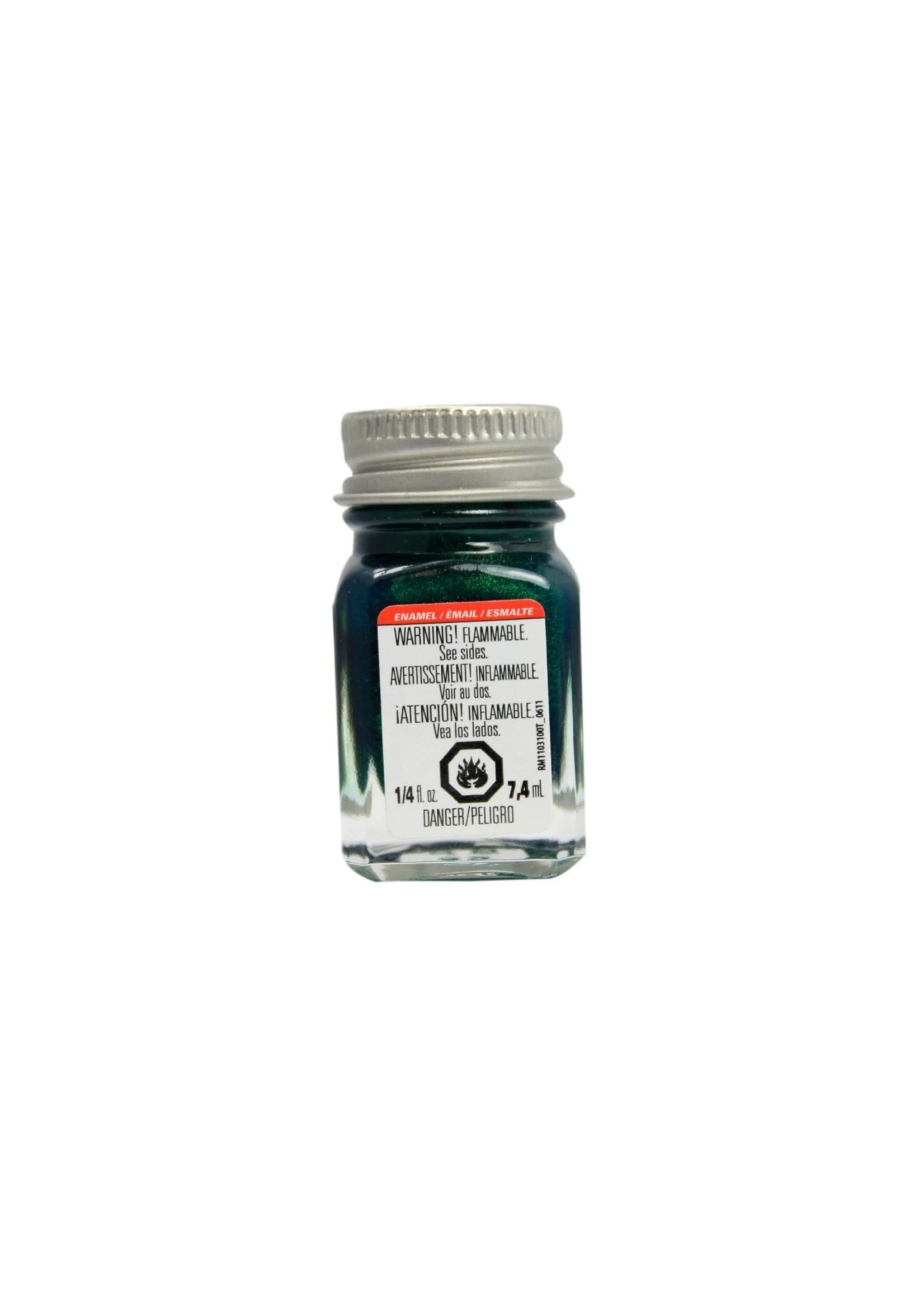 TESTORS 1530TT - Enamel 1/4 Oz - Metal Flake Green