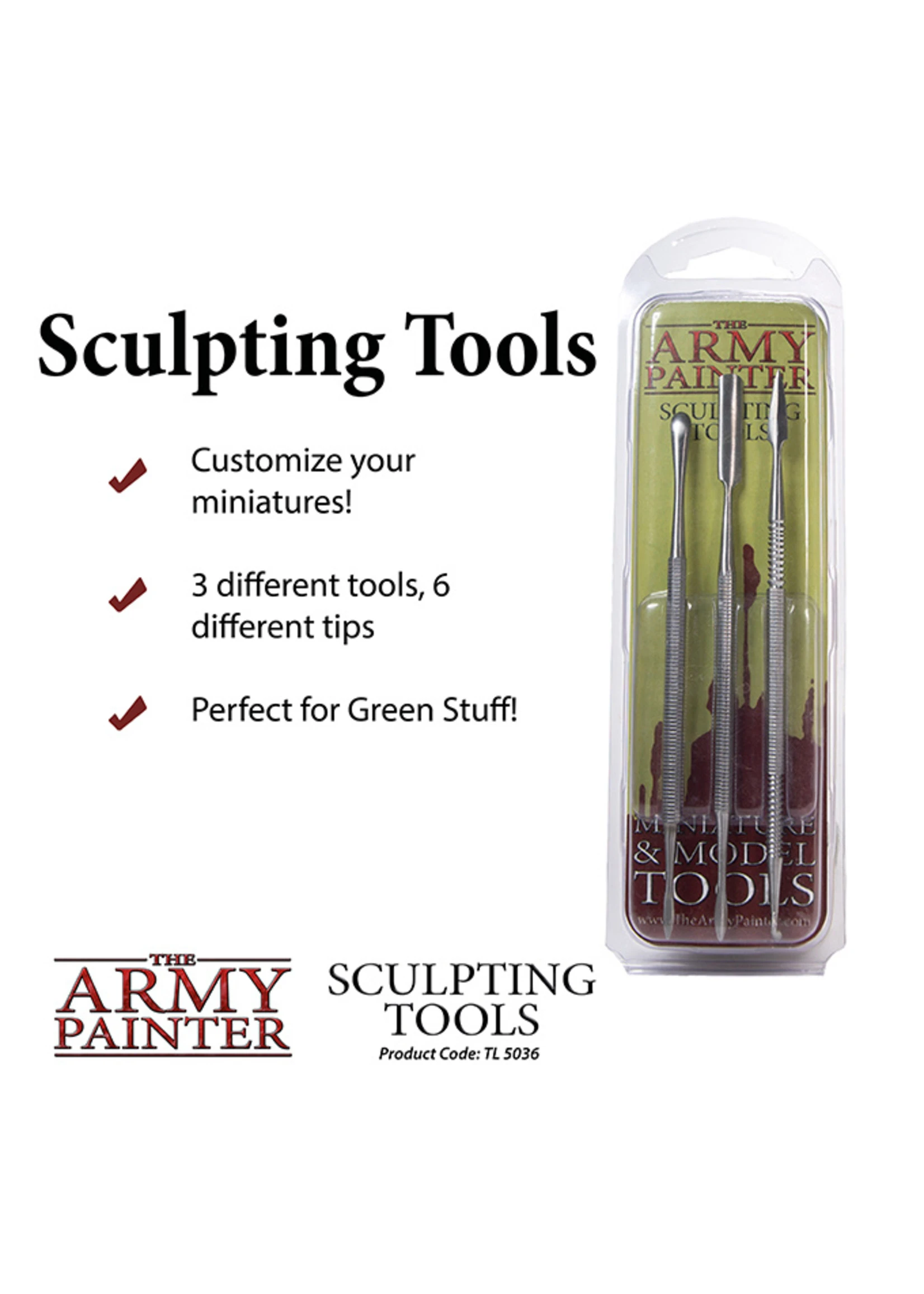 The Army Painter L5036 - Sculpting Tools 3 The Army Painter L5036 - Sculpting Tools