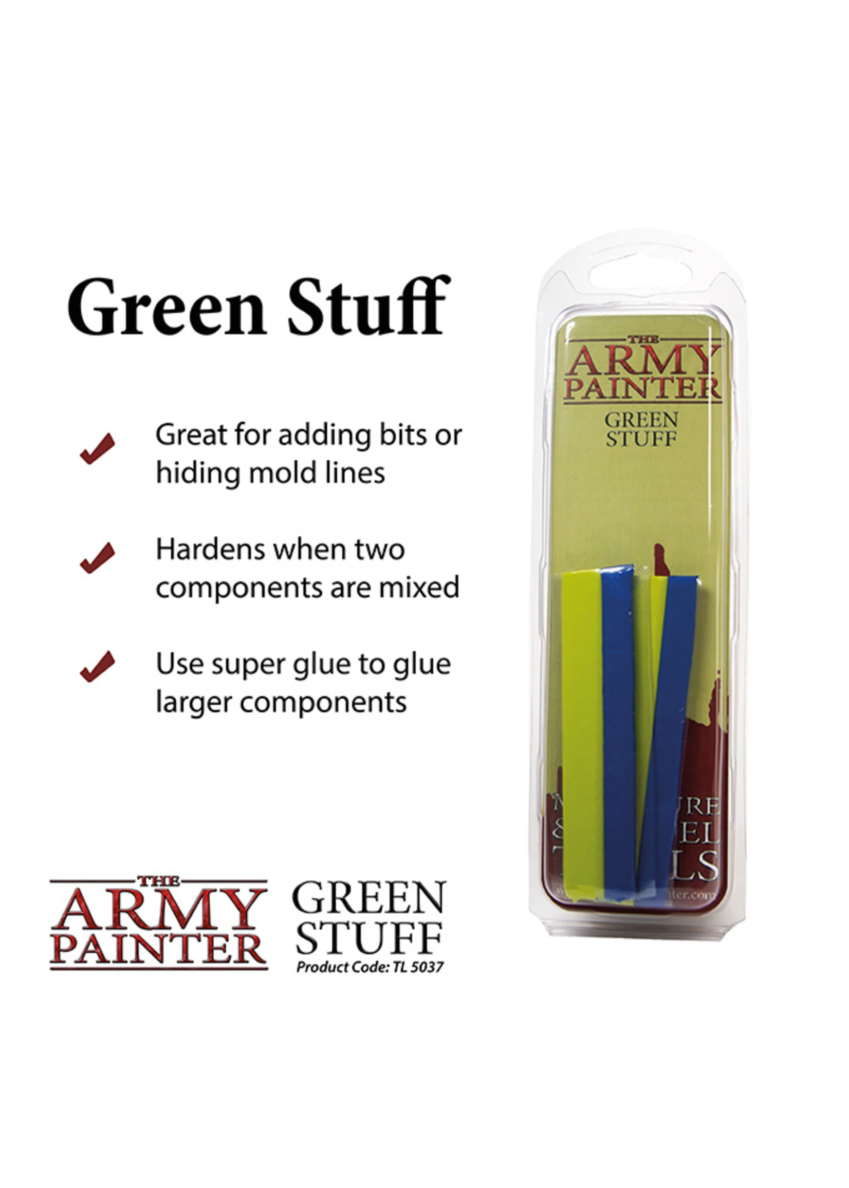 The Army Painter L5037 - Green Stuff 3 The Army Painter L5037 - Green Stuff