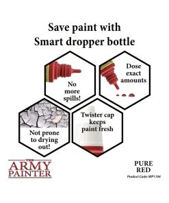 The Army Painter WP1104 - Pure Red 18ml Acrylic Paint 9 The Army Painter WP1104 - Pure Red 18ml Acrylic Paint -Fascinations Metal Earth-shop the army painter wp1104 pure red 18ml acrylic pain 2