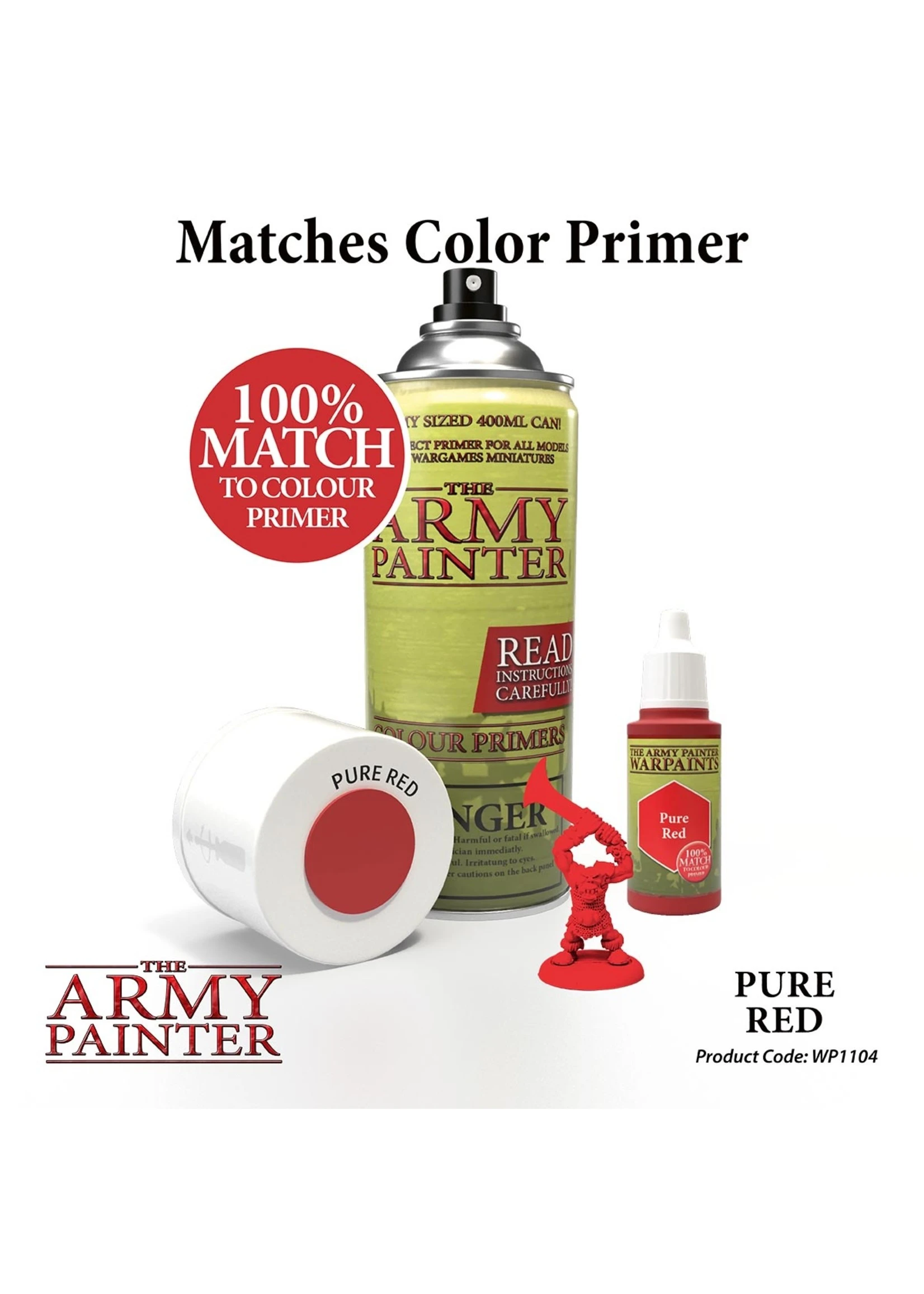 The Army Painter WP1104 - Pure Red 18ml Acrylic Paint 6 The Army Painter WP1104 - Pure Red 18ml Acrylic Paint - Image 4