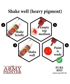 The Army Painter WP1104 - Pure Red 18ml Acrylic Paint 11 The Army Painter WP1104 - Pure Red 18ml Acrylic Paint -Fascinations Metal Earth-shop the army painter wp1104 pure red 18ml acrylic pain 4