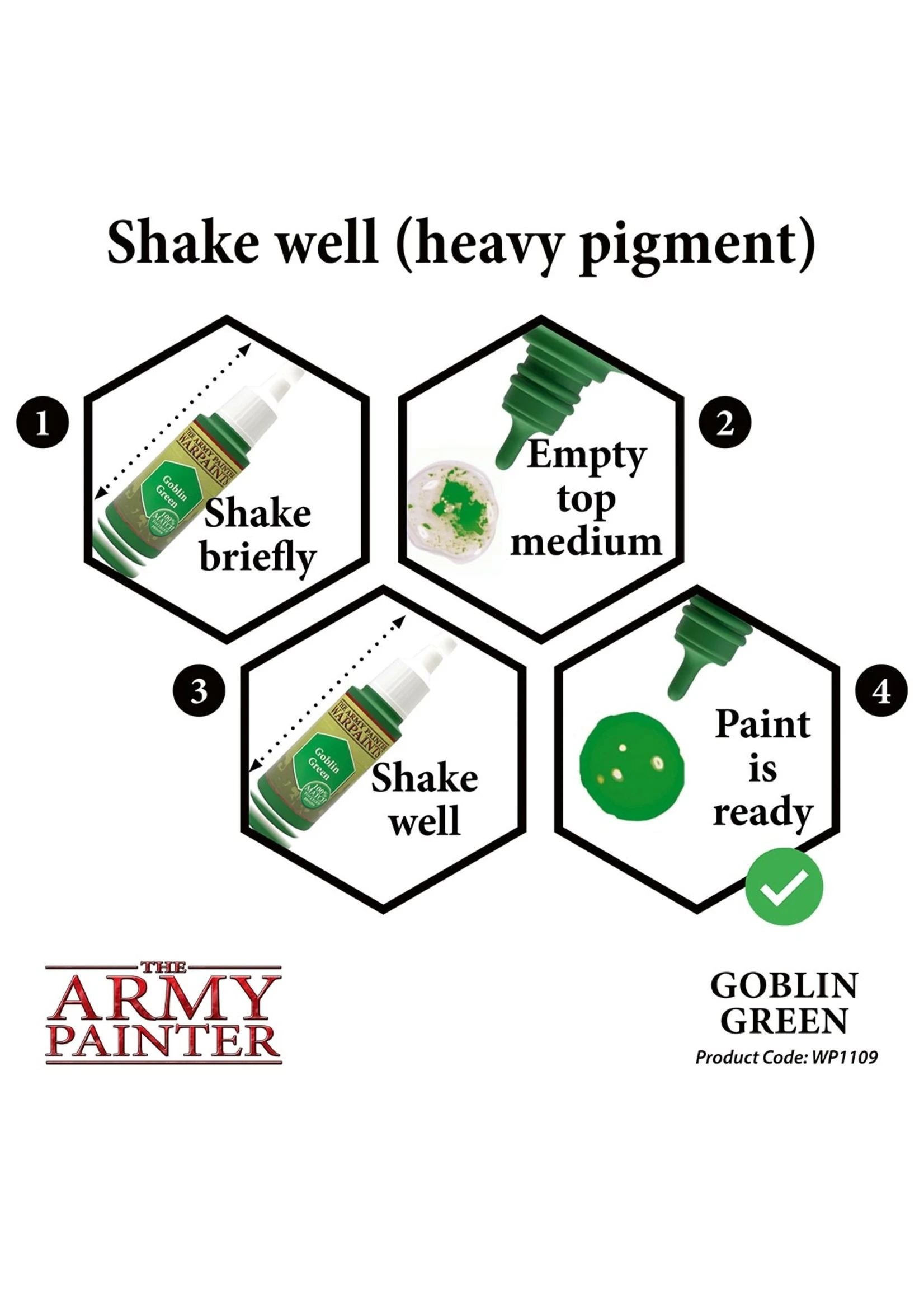 The Army Painter WP1109 - Goblin Green 18ml Acrylic Paint 7 The Army Painter WP1109 - Goblin Green 18ml Acrylic Paint - Image 5