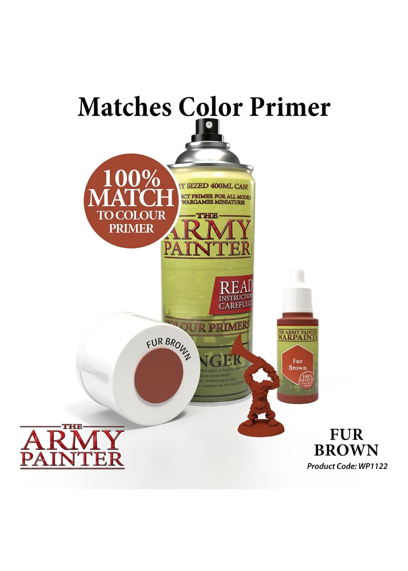 The Army Painter WP1122 - Fur Brown 18ml Acrylic Paint - Image 4