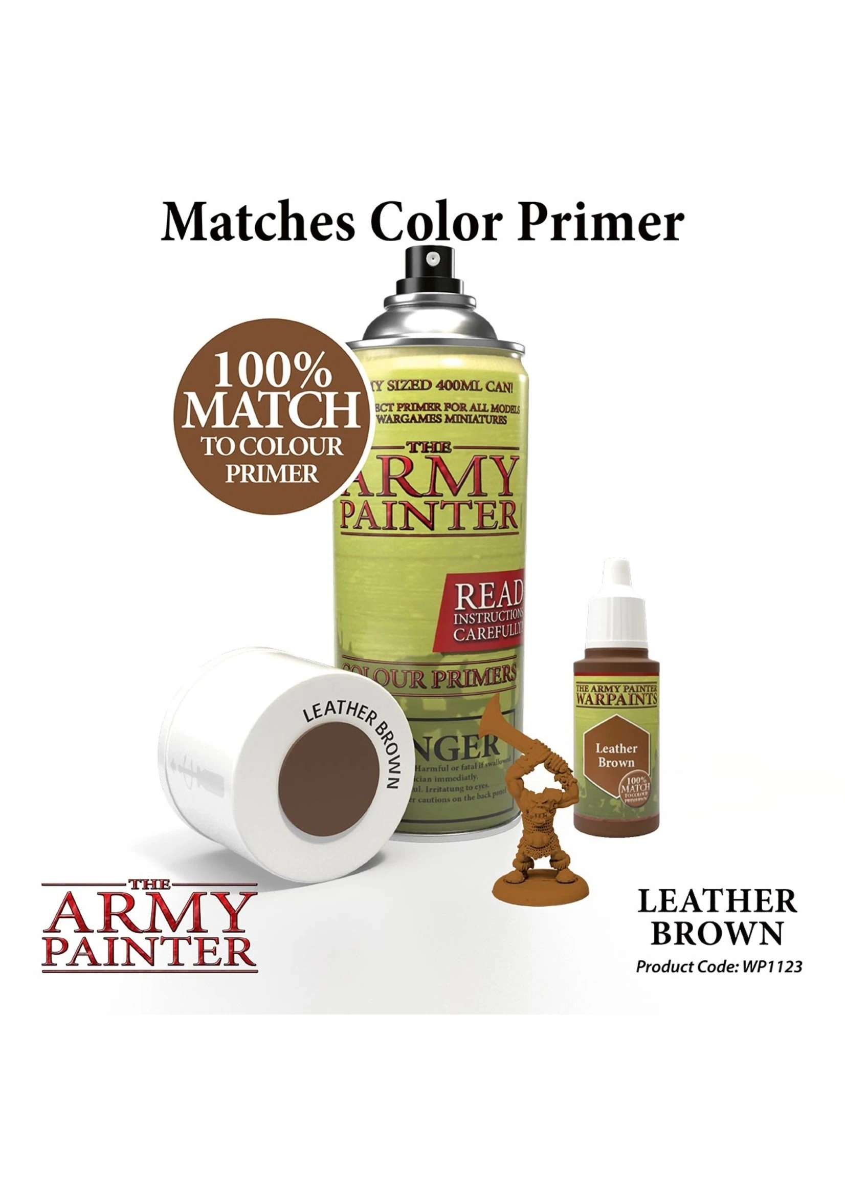 The Army Painter WP1123 - Leather Brown 18ml Acrylic Paint 6 The Army Painter WP1123 - Leather Brown 18ml Acrylic Paint - Image 4