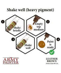 The Army Painter WP1123 - Leather Brown 18ml Acrylic Paint 11 The Army Painter WP1123 - Leather Brown 18ml Acrylic Paint -Fascinations Metal Earth-shop the army painter wp1123 leather brown 18ml acrylic 4