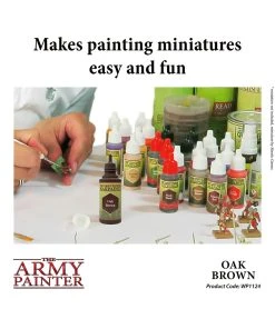 The Army Painter WP1124 - Oak Brown 18ml Acrylic Paint 10 The Army Painter WP1124 - Oak Brown 18ml Acrylic Paint -Fascinations Metal Earth-shop the army painter wp1124 oak brown 18ml acrylic pai 3