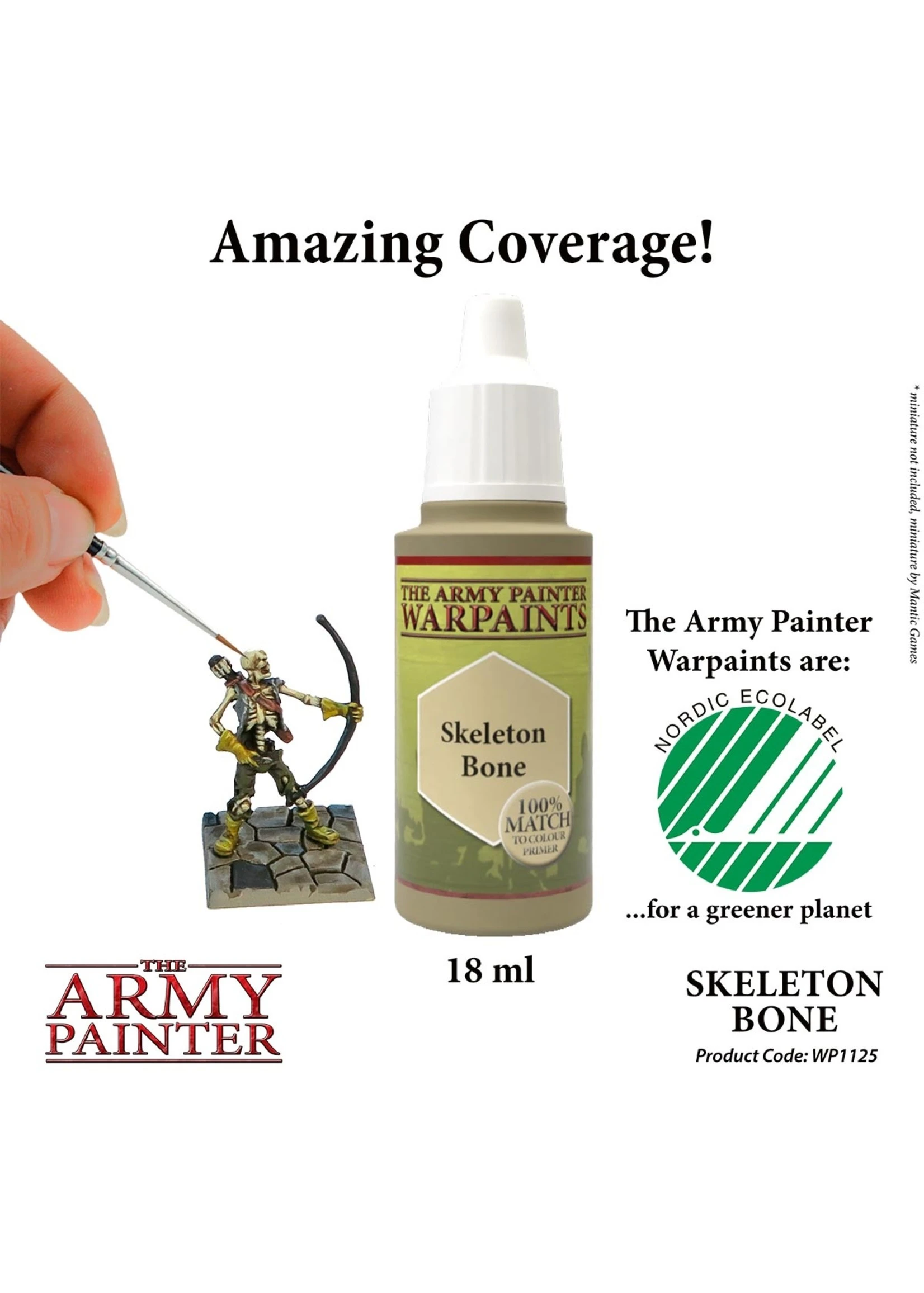 The Army Painter WP1125 - Skeleton Bone 18ml Acrylic Paint 4 The Army Painter WP1125 - Skeleton Bone 18ml Acrylic Paint - Image 2