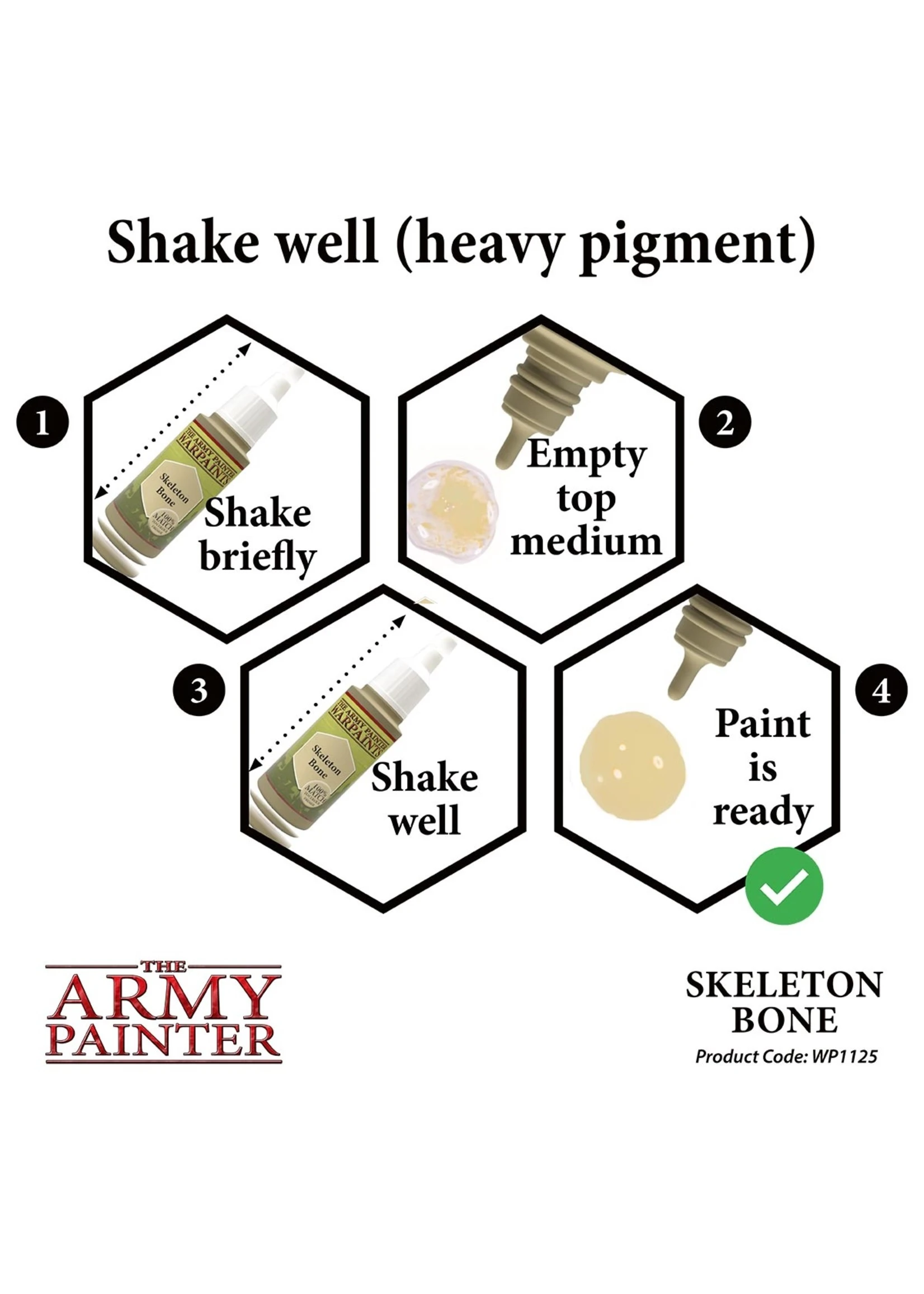 The Army Painter WP1125 - Skeleton Bone 18ml Acrylic Paint 7 The Army Painter WP1125 - Skeleton Bone 18ml Acrylic Paint - Image 5