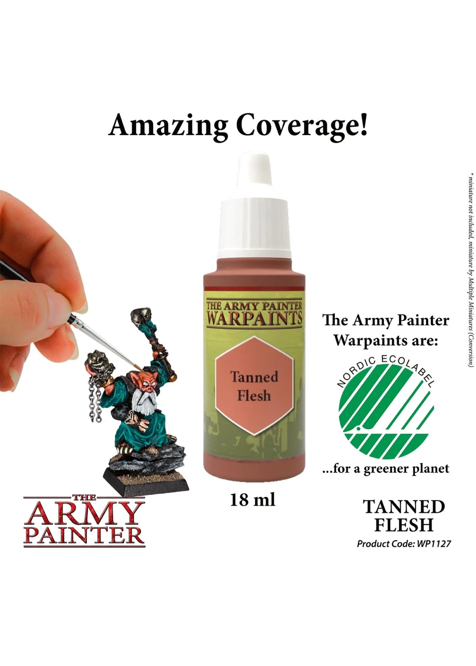 The Army Painter WP1127 - Tanned Flesh 18ml Acrylic Paint 4 The Army Painter WP1127 - Tanned Flesh 18ml Acrylic Paint - Image 2