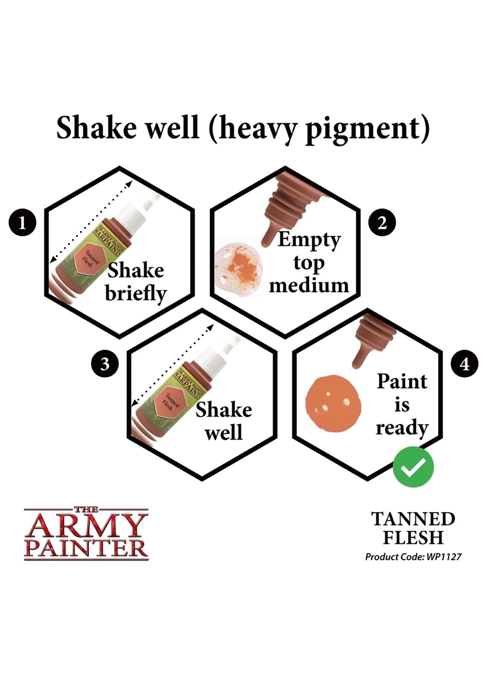 The Army Painter WP1127 - Tanned Flesh 18ml Acrylic Paint 7 The Army Painter WP1127 - Tanned Flesh 18ml Acrylic Paint - Image 5