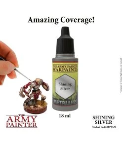 The Army Painter WP1129 - Shining Silver 18ml Metallic Paint 8 The Army Painter WP1129 - Shining Silver 18ml Metallic Paint -Fascinations Metal Earth-shop the army painter wp1129 shining silver 18ml metall 1