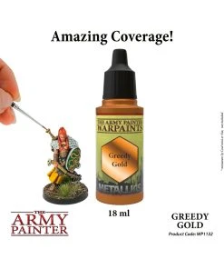 Alternative view of The Army Painter WP1132 - Greedy Gold 18ml Metallic Paint