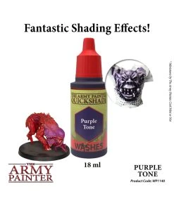 Alternative view of The Army Painter WP1140 - Quickshade Purple Tone 18ml Wash