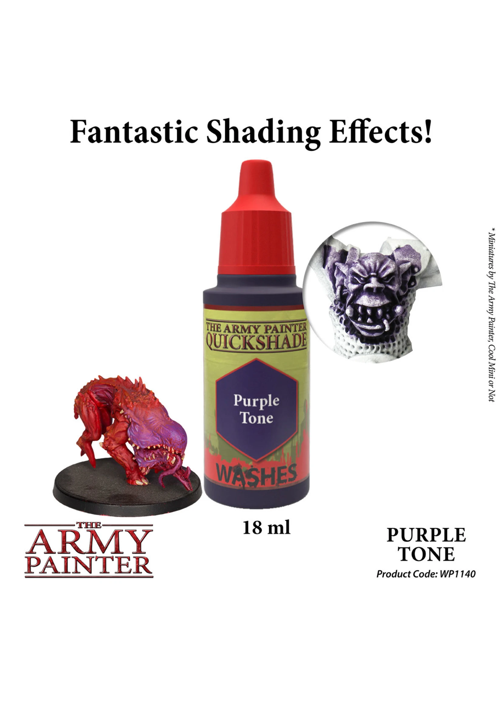 The Army Painter WP1140 - Quickshade Purple Tone 18ml Wash 4 The Army Painter WP1140 - Quickshade Purple Tone 18ml Wash - Image 2