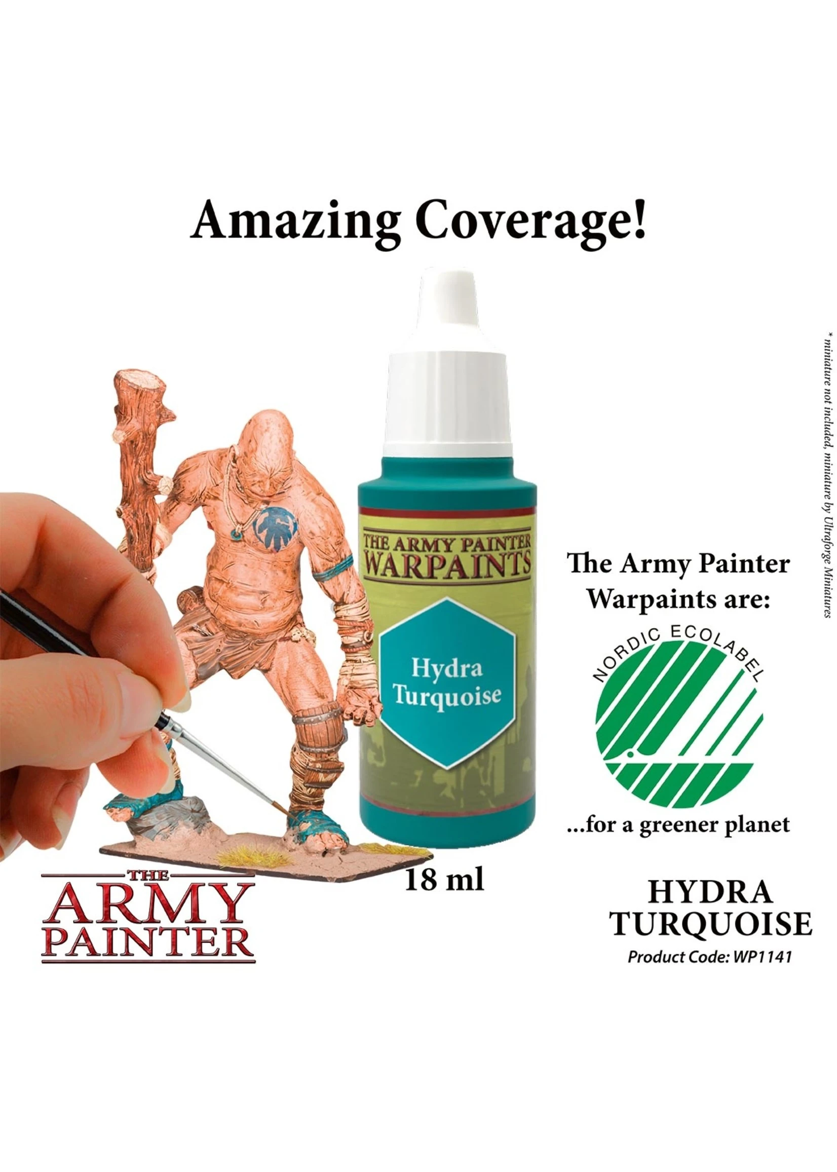 The Army Painter WP1141 - Hydra Turquoise 18ml Acrylic Paint 4 The Army Painter WP1141 - Hydra Turquoise 18ml Acrylic Paint - Image 2