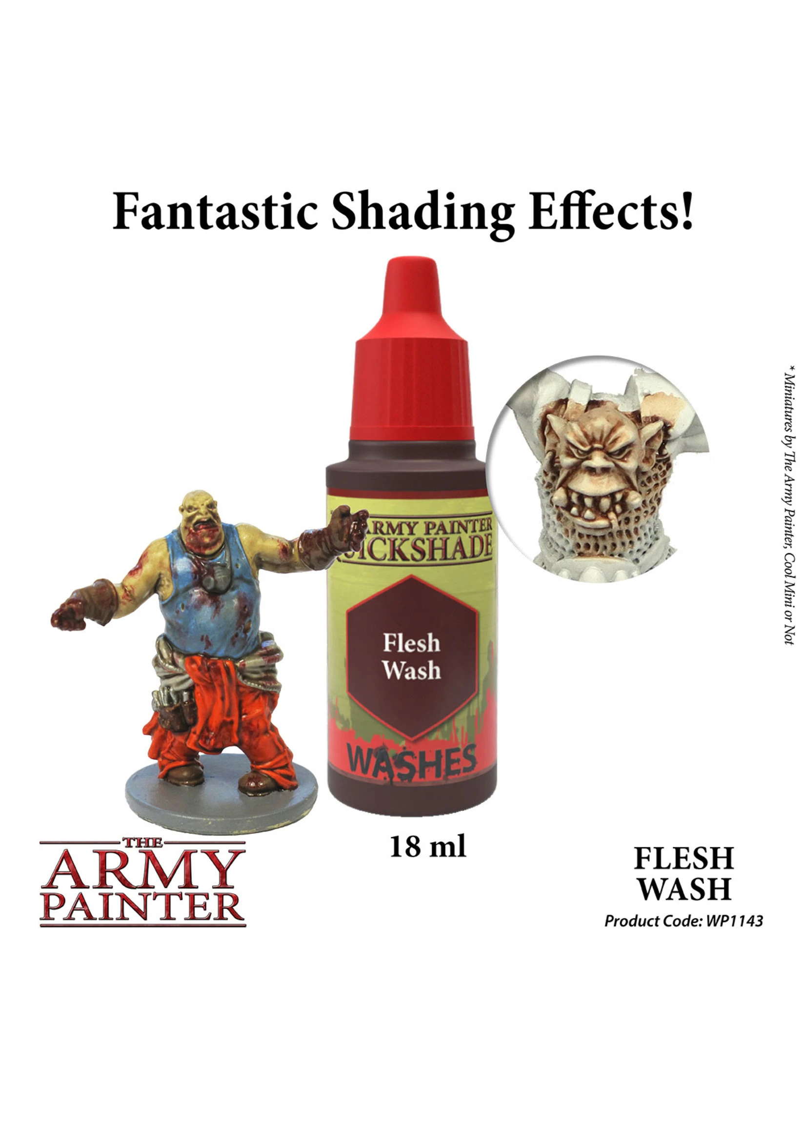 The Army Painter WP1143 - Quickshade Flesh Wash 18ml Wash 4 The Army Painter WP1143 - Quickshade Flesh Wash 18ml Wash - Image 2