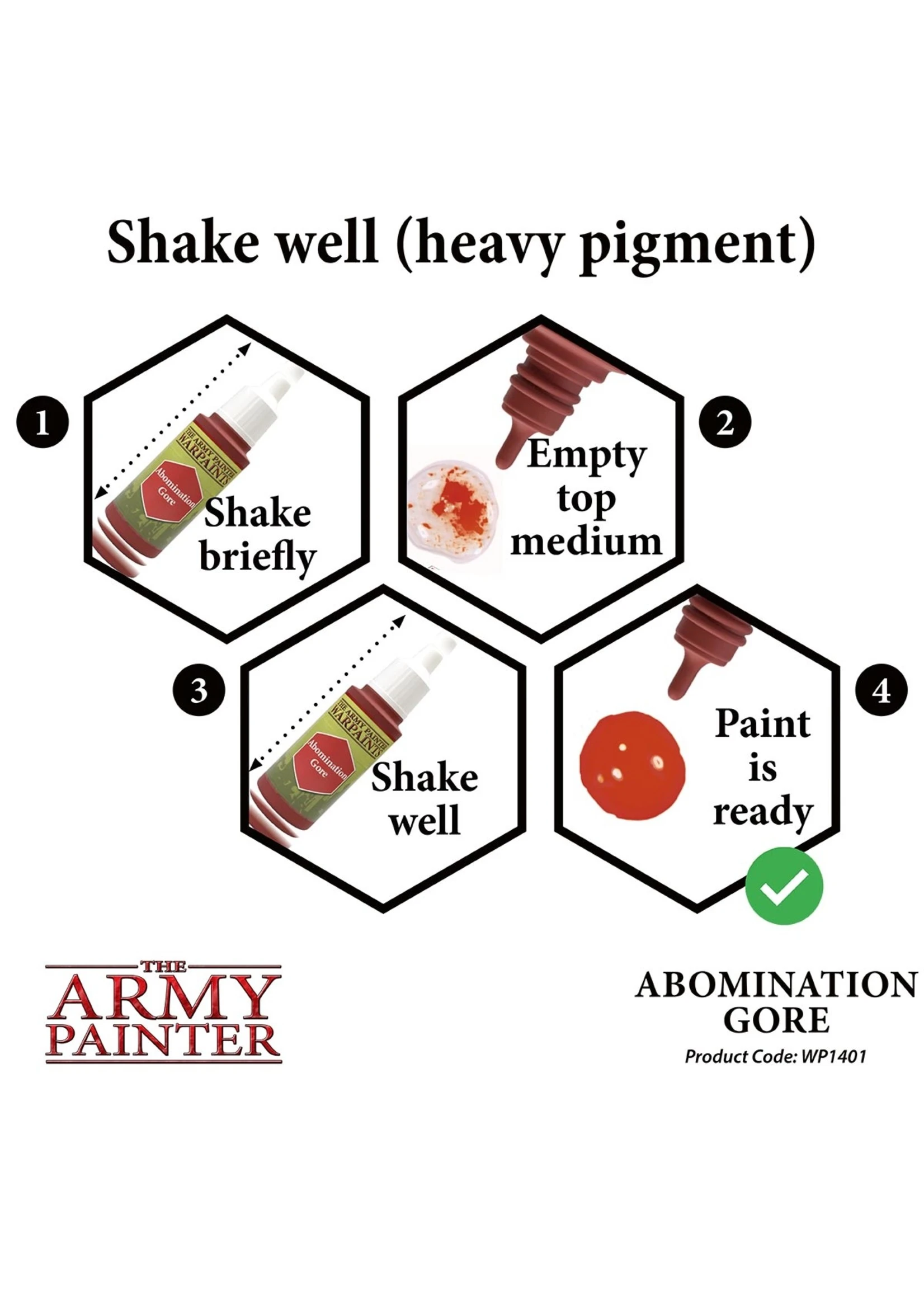 The Army Painter WP1401 - Abomination Gore 18ml Acrylic Paint 7 The Army Painter WP1401 - Abomination Gore 18ml Acrylic Paint - Image 5