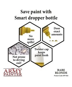 The Army Painter WP1403 - Babe Blonde 18ml Acrylic Paint 9 The Army Painter WP1403 - Babe Blonde 18ml Acrylic Paint -Fascinations Metal Earth-shop the army painter wp1403 babe blonde 18ml acrylic p 2