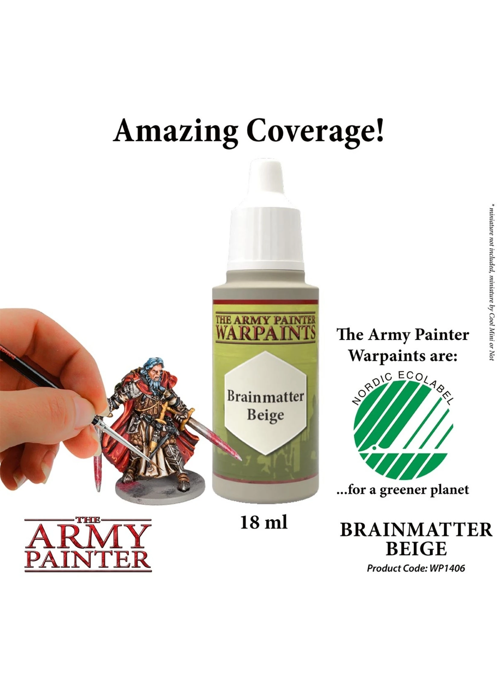 The Army Painter WP1406 - Brainmatter Beige 18ml Acrylic Paint 4 The Army Painter WP1406 - Brainmatter Beige 18ml Acrylic Paint - Image 2