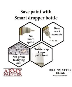 The Army Painter WP1406 - Brainmatter Beige 18ml Acrylic Paint 9 The Army Painter WP1406 - Brainmatter Beige 18ml Acrylic Paint -Fascinations Metal Earth-shop the army painter wp1406 brainmatter beige 18ml acr 2