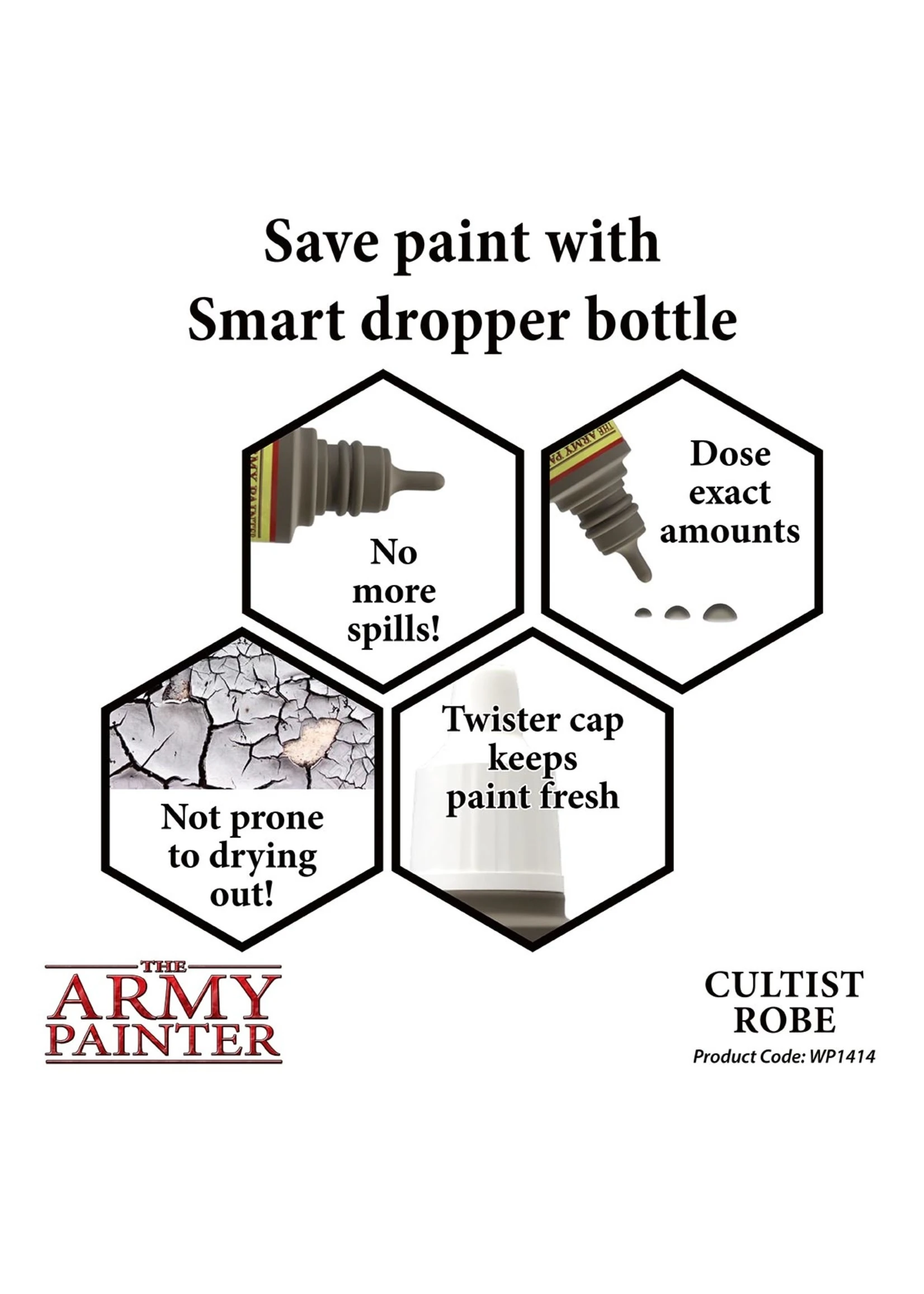 The Army Painter WP1414 - Cultist Robe 18ml Acrylic Paint - Image 3