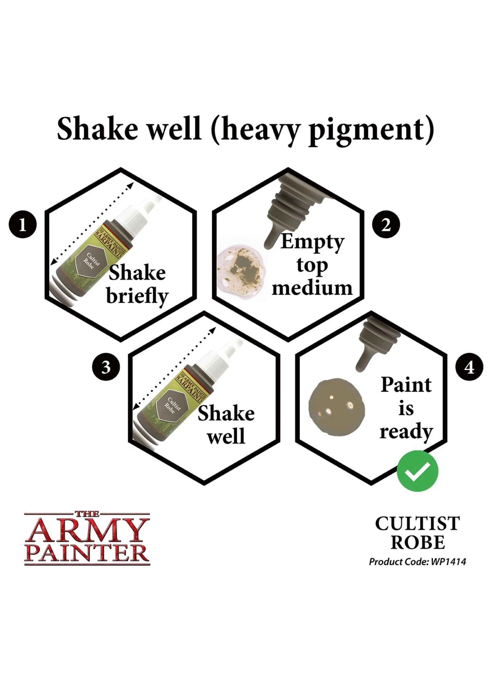 The Army Painter WP1414 - Cultist Robe 18ml Acrylic Paint - Image 5