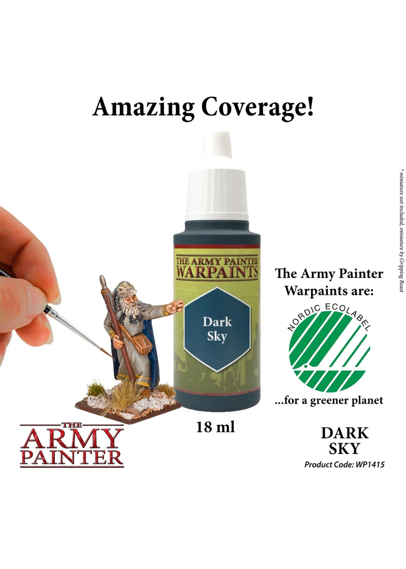 The Army Painter WP1415 - Dark Sky 18ml Acrylic Paint 4 The Army Painter WP1415 - Dark Sky 18ml Acrylic Paint - Image 2