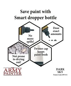 The Army Painter WP1415 - Dark Sky 18ml Acrylic Paint 9 The Army Painter WP1415 - Dark Sky 18ml Acrylic Paint -Fascinations Metal Earth-shop the army painter wp1415 dark sky 18ml acrylic pain 2