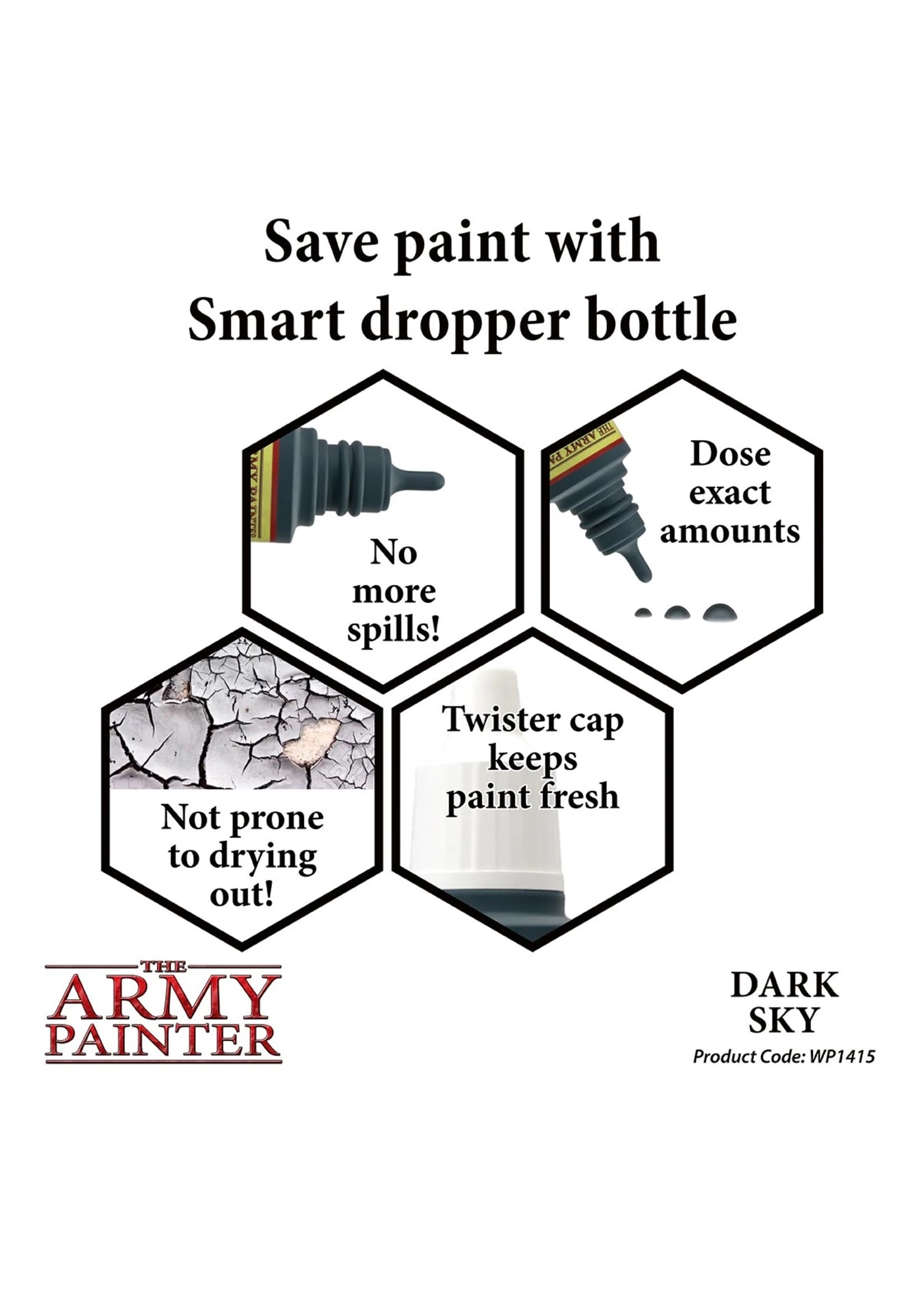 The Army Painter WP1415 - Dark Sky 18ml Acrylic Paint 5 The Army Painter WP1415 - Dark Sky 18ml Acrylic Paint - Image 3