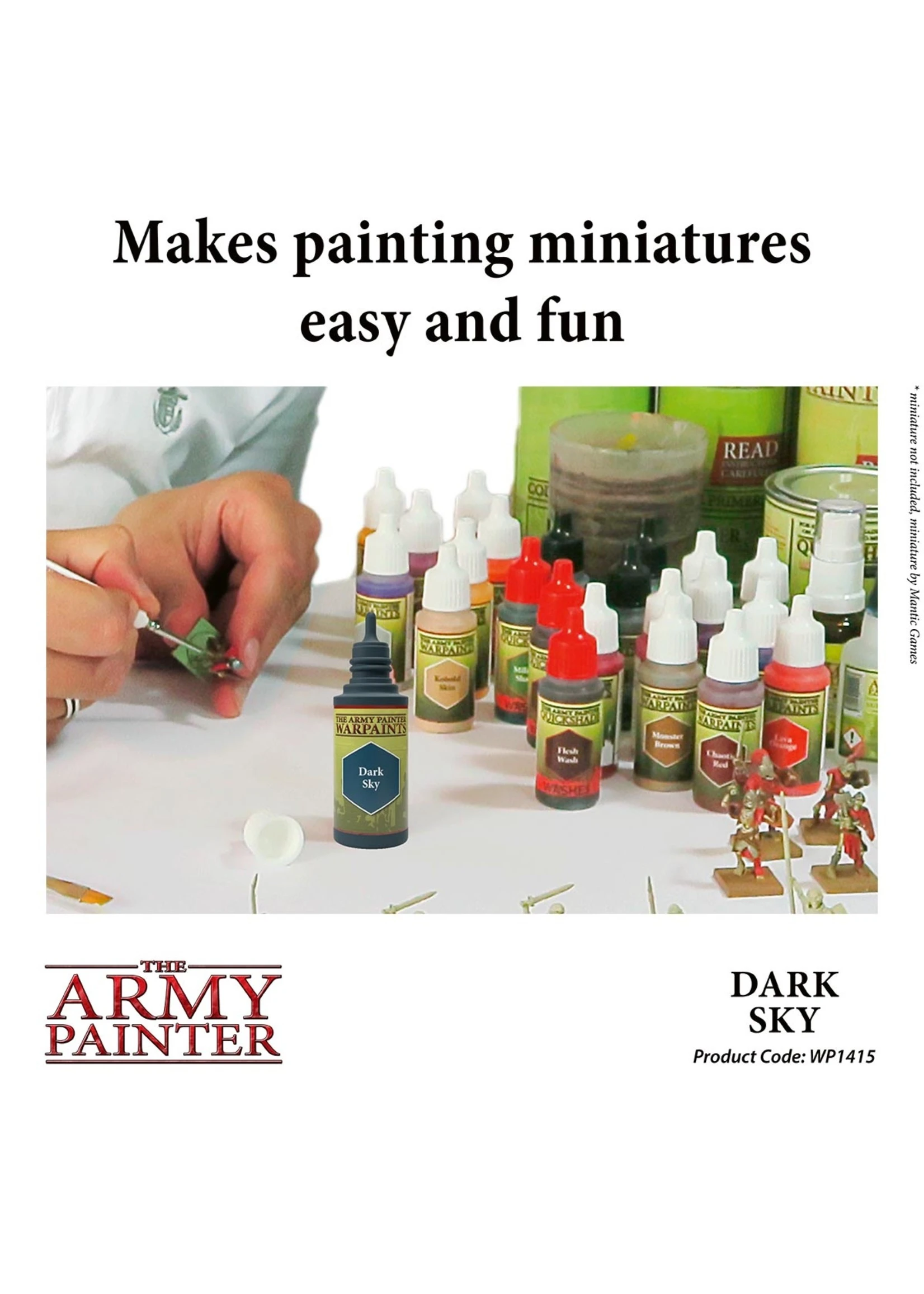 The Army Painter WP1415 - Dark Sky 18ml Acrylic Paint 6 The Army Painter WP1415 - Dark Sky 18ml Acrylic Paint - Image 4