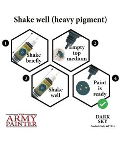 The Army Painter WP1415 - Dark Sky 18ml Acrylic Paint 11 The Army Painter WP1415 - Dark Sky 18ml Acrylic Paint -Fascinations Metal Earth-shop the army painter wp1415 dark sky 18ml acrylic pain 4